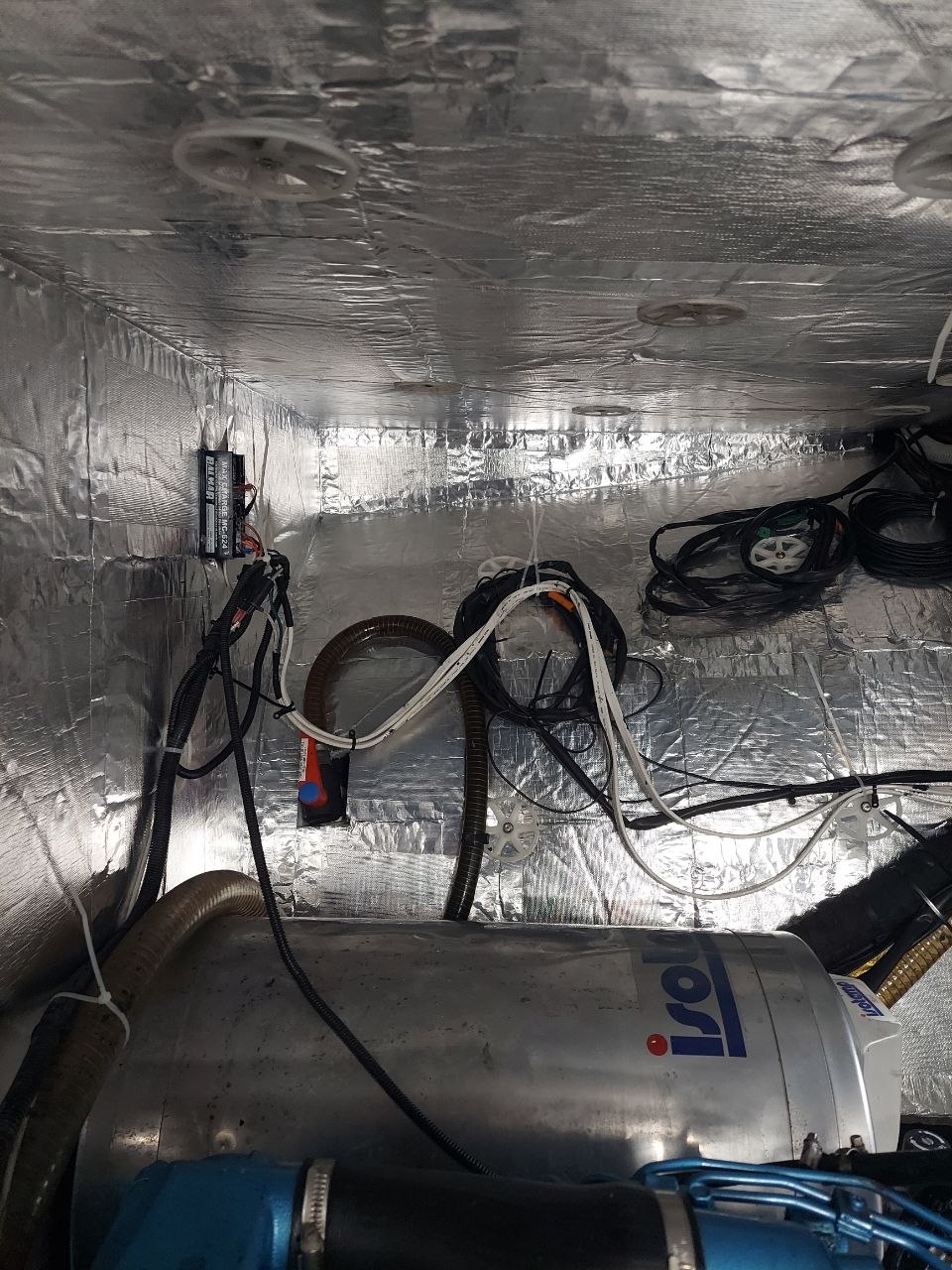 Marine insulation work in progress