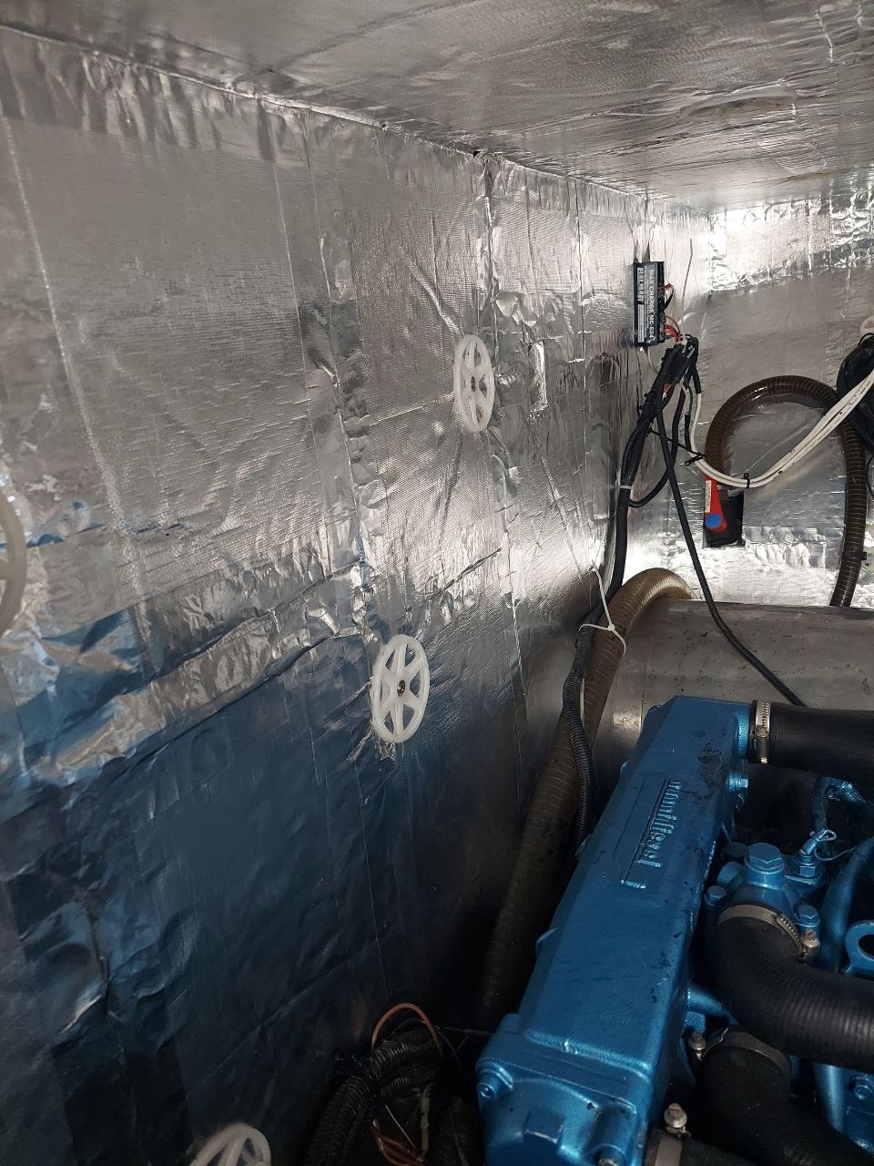 Marine insulation work in progress
